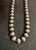 Tribal Late 20th Century Sterling Silver 6.9mm Navajo Pearl Beaded Necklace 22in Long For Sale - Image 3 of 11