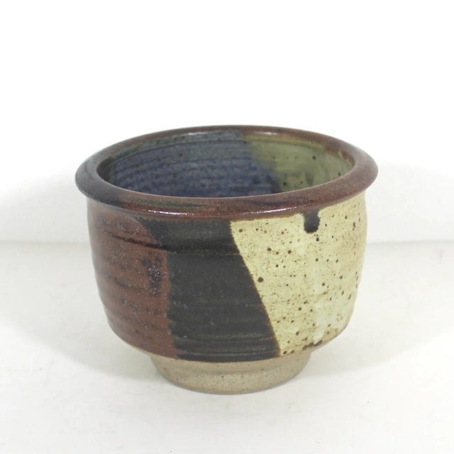 Vintage Signed Studio Pottery Bowl For Sale - Image 4 of 8