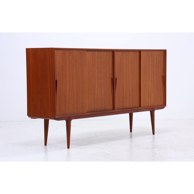 Vintage Teak Highboard by Omann Jun, 1960s For Sale - Image 16 of 18