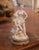 Neoclassical Mid-Century Italian Neoclassical Alabaster Figural Sculpture on Marble Base For Sale - Image 3 of 10
