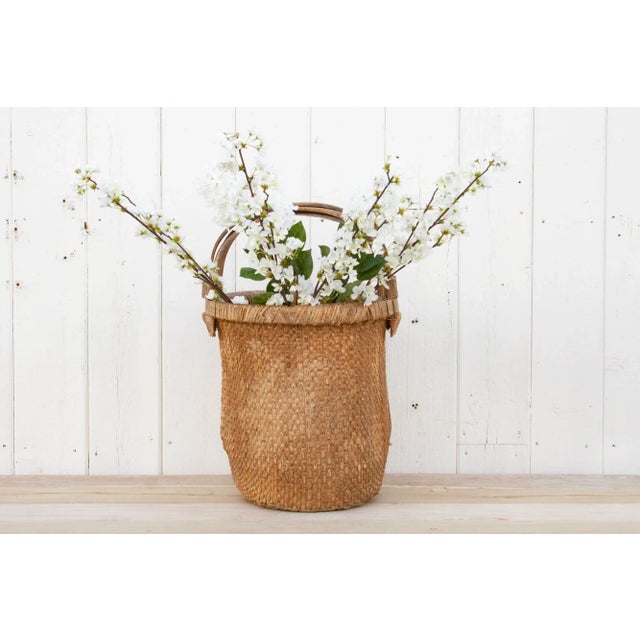 Country Woven Fruit Basket For Sale - Image 10 of 11