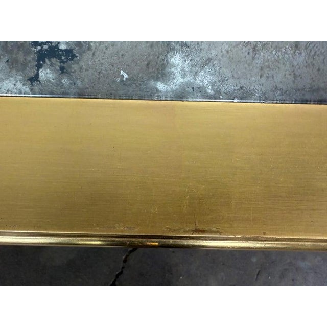 Wood Giltwood Rococo Coffee Table With Antiqued Mirrored Top For Sale - Image 7 of 17