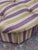 Sherrill Furniture Round Tufted Skirted Ottoman + Casters For Sale In San Francisco - Image 6 of 12