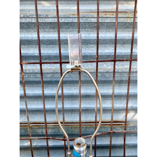 70s Lucite Table Lamps by VanTeal a Pair . For Sale - Image 10 of 12