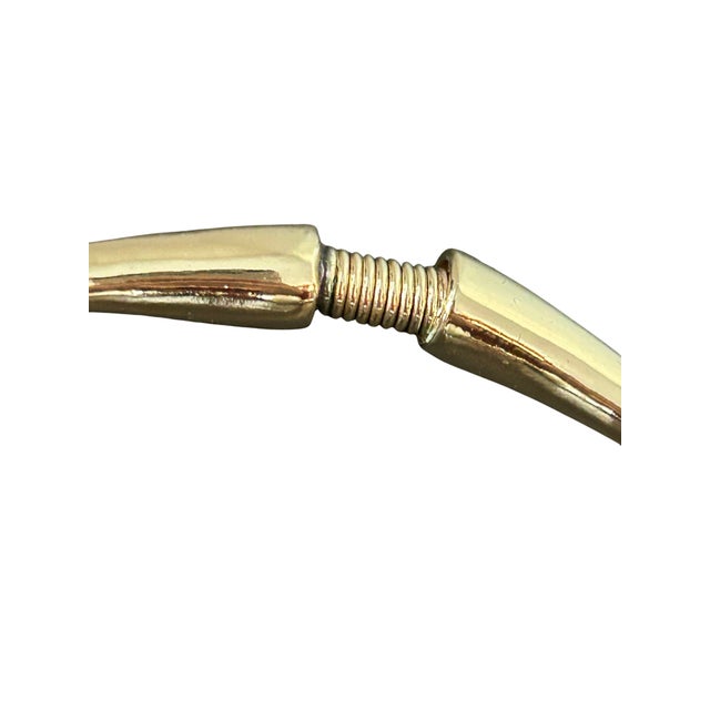 Metal Kenneth Jay Lane Pearl Ends Collar Necklace – 22k Gold-Plated Choker With Faux Pearls, Iconic Designer Costume Jewelry For Sale - Image 7 of 8