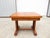 Nice antique, or possibly vintage, draw leaf oak wood dining table. Circa 1910's-1930's. Excellent convenient compact...