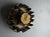 Brown Brutalist Metal Wall Clock by A.Becht, 1986 For Sale - Image 8 of 8