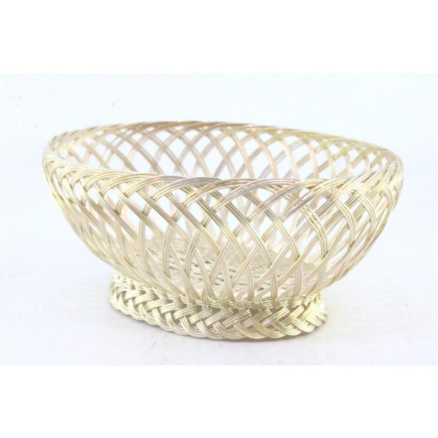 Basket Shaped Silver Wire Ring For Sale - Image 3 of 8