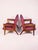 Red Vintage Lounge Chairs in Teak, 1960s, Set of 2 For Sale - Image 6 of 13