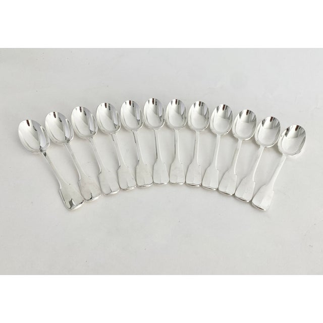 Christofle Antique French Christofle Teaspoons - Set of 12 For Sale - Image 4 of 8