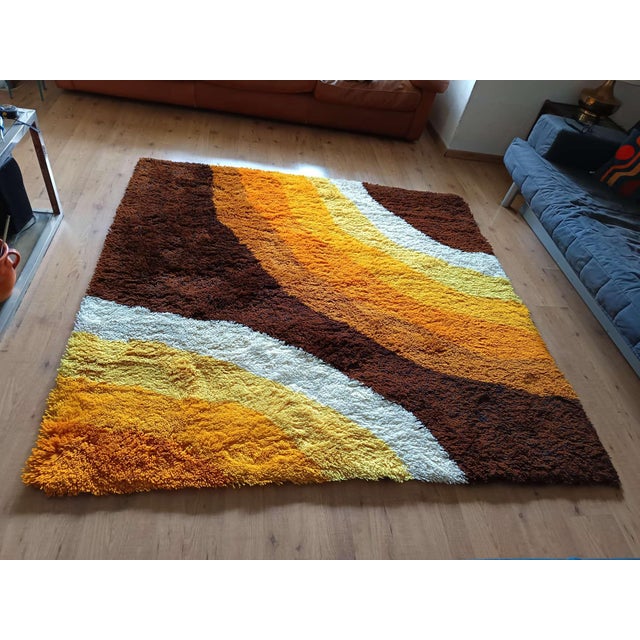 Space Age Rug, 1970s For Sale - Image 4 of 10
