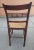 Wood 20th Century Victorian Style Rush Seat Side Chair For Sale - Image 7 of 8