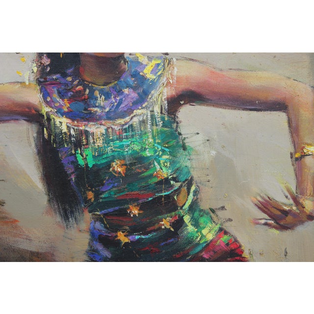 Impressionist I Fantje "Bali" Impressionist Figurative Painting For Sale - Image 3 of 8