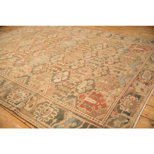 Traditional Vintage Distressed Bakhtiari Carpet - 7'2" x 9'4" For Sale - Image 3 of 9