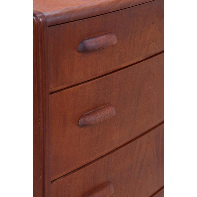 Mid-Century Teak Chest of 6 Drawers For Sale - Image 10 of 13