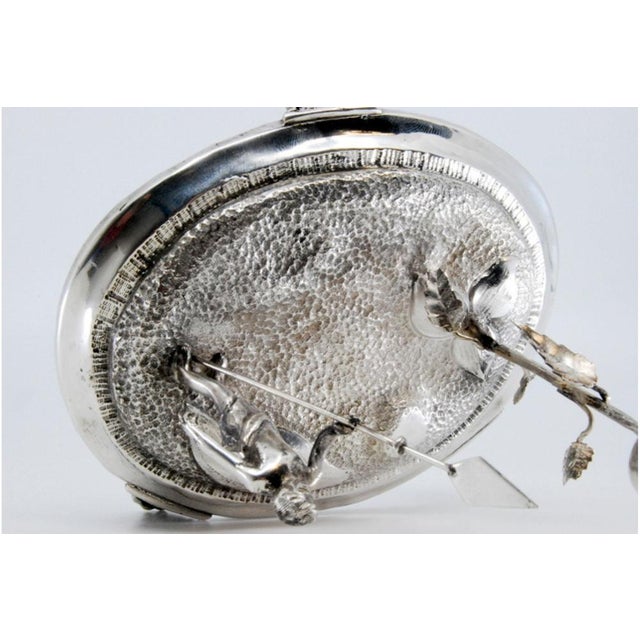Silver Silver Toothpick Holder For Sale - Image 8 of 9