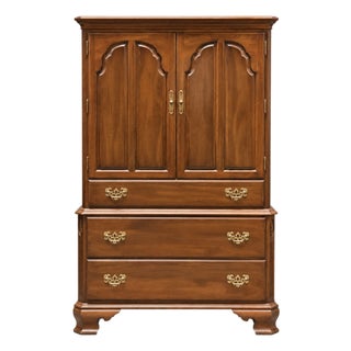 Ethan Allen Georgian Court Cherry Gentleman’s Chest For Sale