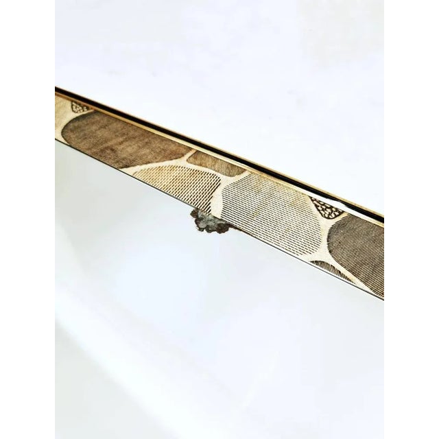 Metal Mid-Century Asymmetric Mirror, 1960s For Sale - Image 7 of 11