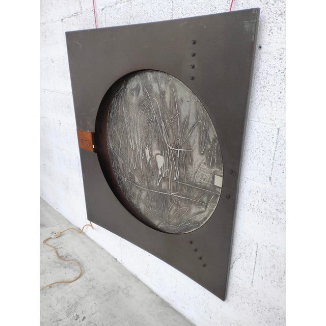 An illuminated wall panel by nerone and patuzzi (gruppo np2) from the 1970s is much more than decorative lighting—it sits...