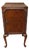 Art Deco Walnut Bedside Cabinet on Cabriole Legs, 1900 For Sale