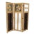 Vintage French Louis XV Style Leopard Print Three-Panel Screen in Gold Leaf Room Divider For Sale