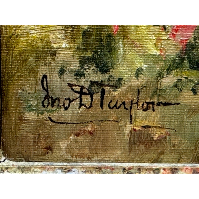 Traditional John D Taylor Beautiful Mountain Landscape Painting With River For Sale - Image 3 of 4