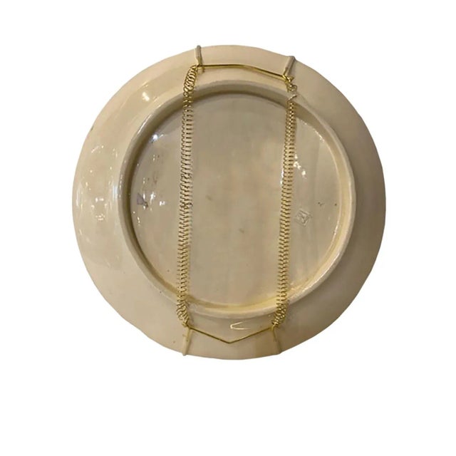 Majolica French Asparagus Plate For Sale - Image 4 of 5