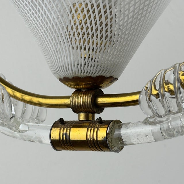 Vintage Murano Glass Pendant from Barovier & Toso, Italy, 1930s For Sale - Image 13 of 18