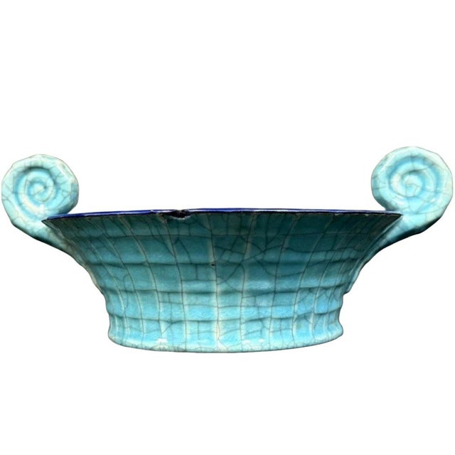 Large Trinket Dish in Polychrome Cloisonné Enamels from Longwy, 1960s For Sale - Image 3 of 6