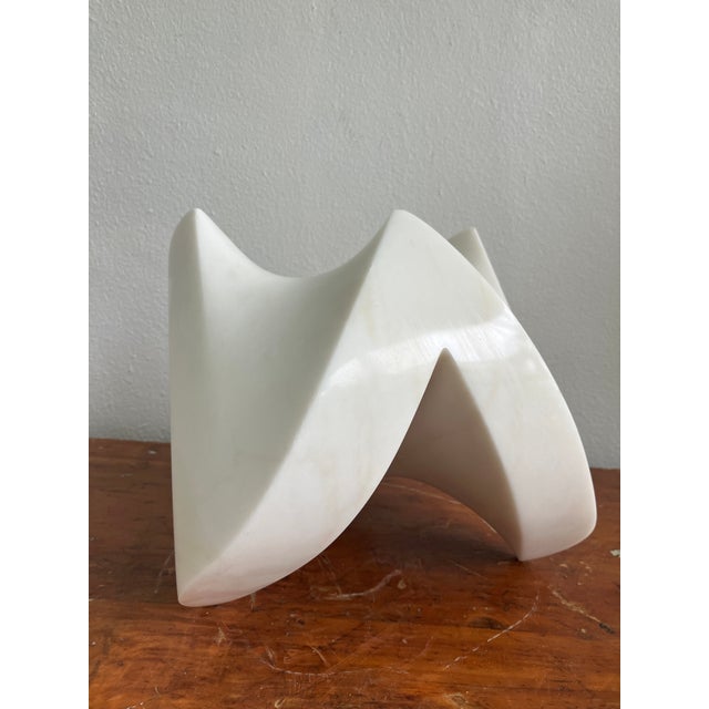 Late 20th Century Vintage Biomorphic Marble Sculpture, Unsigned For Sale - Image 5 of 11