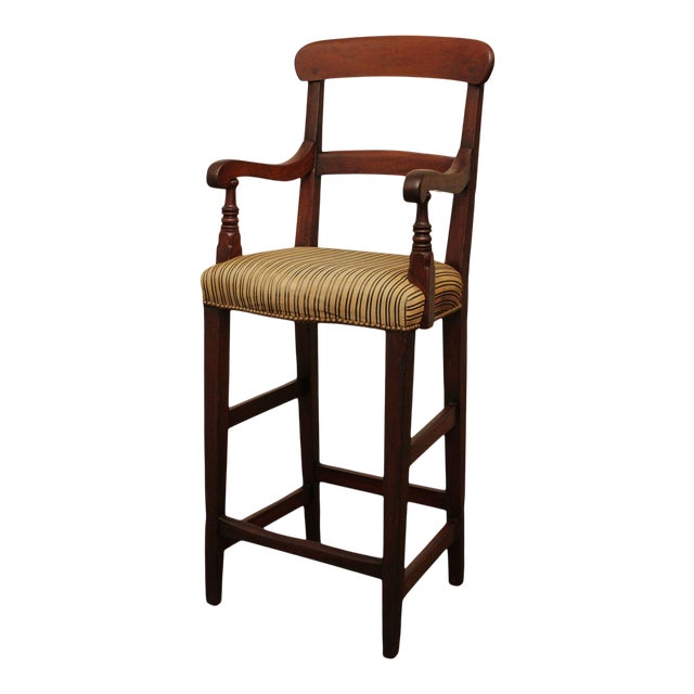 Antique 19th Century English Mahogany Pub Chair Chairish