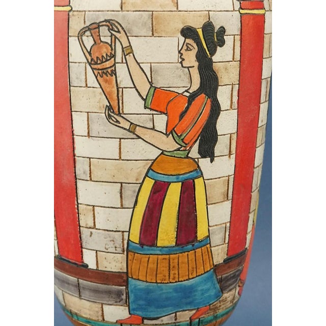 Vintage Ceramic Vase by Cima C.I.M.A. Deruta, 1930s For Sale - Image 13 of 18