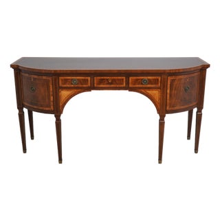 Baker Federal Style Inlaid Mahogany Sideboard For Sale