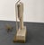 Beige 1970s Maitland-Smith Tessellated Stone & Brass Kimono Table Lamp For Sale - Image 8 of 14