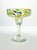 Mexican Mexican Handblown Colorful Confetti Margarita Glasses - a Pair For Sale - Image 3 of 6