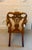 Antique Carved Walnut Desk Armchairs, 1920, Set of 2 For Sale - Image 9 of 18