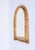 Brown Mid-Century Italian Arch Mirror with Double Bamboo and Rattan Frame, 1970s For Sale - Image 8 of 13