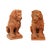 Mid 20th Century Pair of French Snarling Lions, 2 Ft Tall For Sale - Image 9 of 10