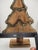 Vintage Table Top Wood Carved Christmas Tree. Solid Wood. 15 In Tall X 10In Wide For Sale - Image 9 of 10