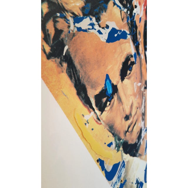 Artwork sold in perfect condition Color silkscreen and collage on Fedrigoni Watercolor Paper 300 gr. Hand signed and...