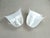 Mid-Century Modern Half-Bell Wall Sconces in Opaline Glass, France, 1970, Set of 2 For Sale - Image 3 of 10