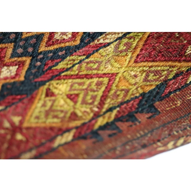 Vintage Hand-Knotted Turkmen Wall Hanging, 1930s For Sale - Image 11 of 18