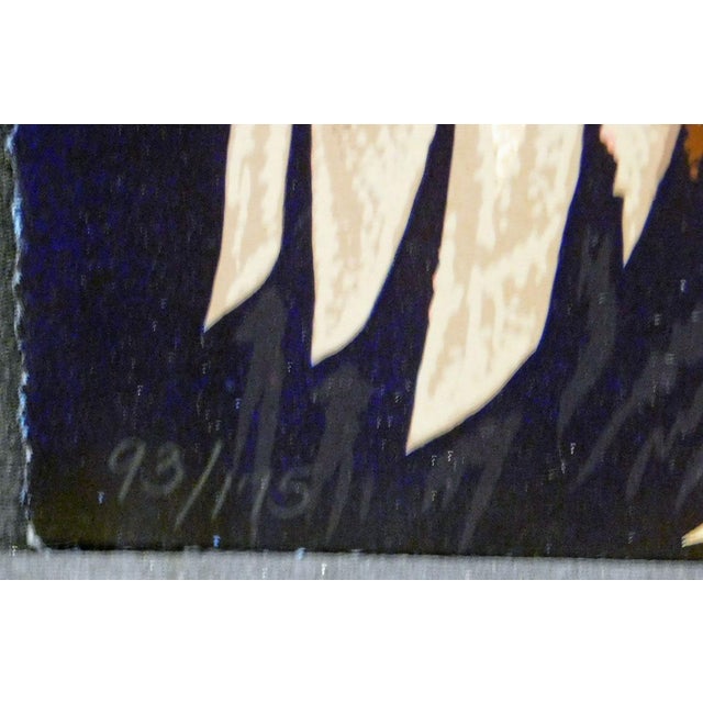 1990s 1990s Earl Biss "Land of the Free Home of the Brave" Hand Signed Serigraph For Sale - Image 5 of 9