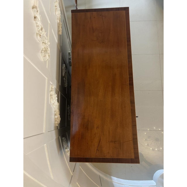 Antique George III Figured Mahogany Double Secretaire Desk, 1800 For Sale - Image 15 of 18