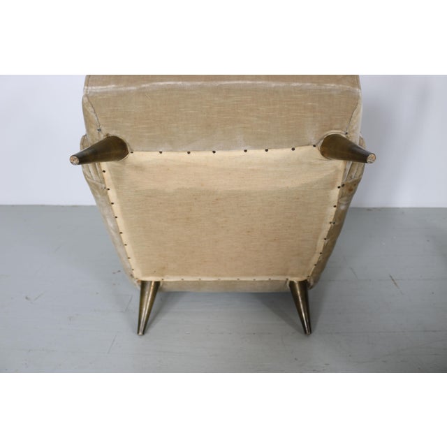 Italian Wingback Chairs from Isa Bergamo, 1950s, Set of 2 For Sale - Image 17 of 18