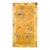 Contemporary Chinese Deco Style Gold & Coral Wool Runner by Rug & Kilim, India For Sale