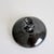 Ceramic Signed Studio Pottery Lidded Ceramic Round Jar With Abstract Floral Finial in Monochromatic Black Glaze For Sale - Image 7 of 16