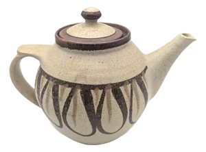 Mid 20th Century Studio Pottery Stoneware Tea Pot
