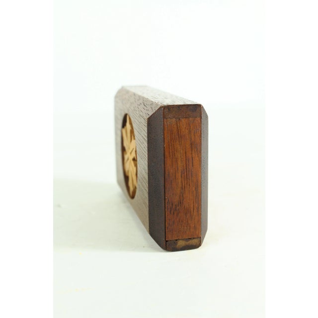 Mid 20th Century Novelty Hand-Carved Wooden Box With Puzzle Inside For Sale - Image 9 of 13