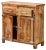 "This Sideboard/Cabinet is constructed, using tongue and groove joint methods, of mango wood in our water-resistant...